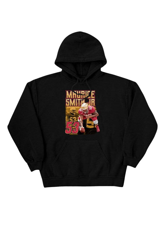 Maurice Smith Jr: Staple Black Hoodie