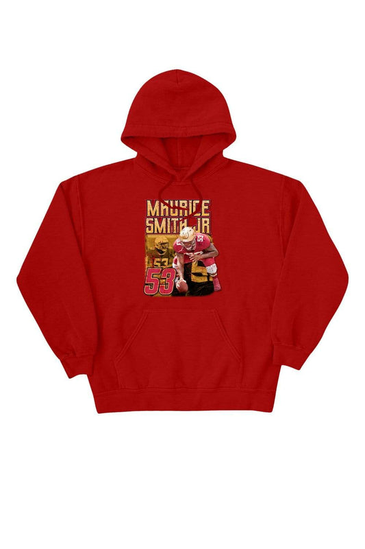 Maurice Smith Jr: Staple Red Hoodie