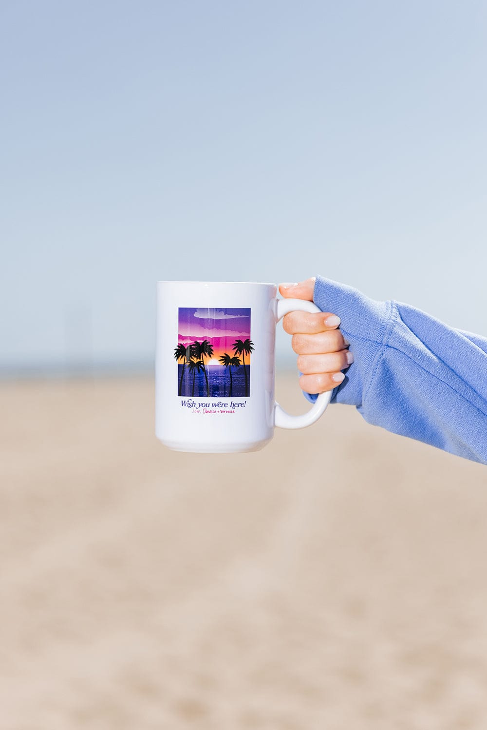 Merrell Twins: Wish You Were Here White Mug – Fanjoy