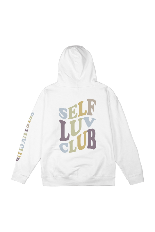 Miyaeva Renea: Self Luv Club White Hoodie