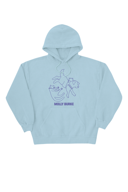 Molly Burke: Classic Pets Blue Hoodie