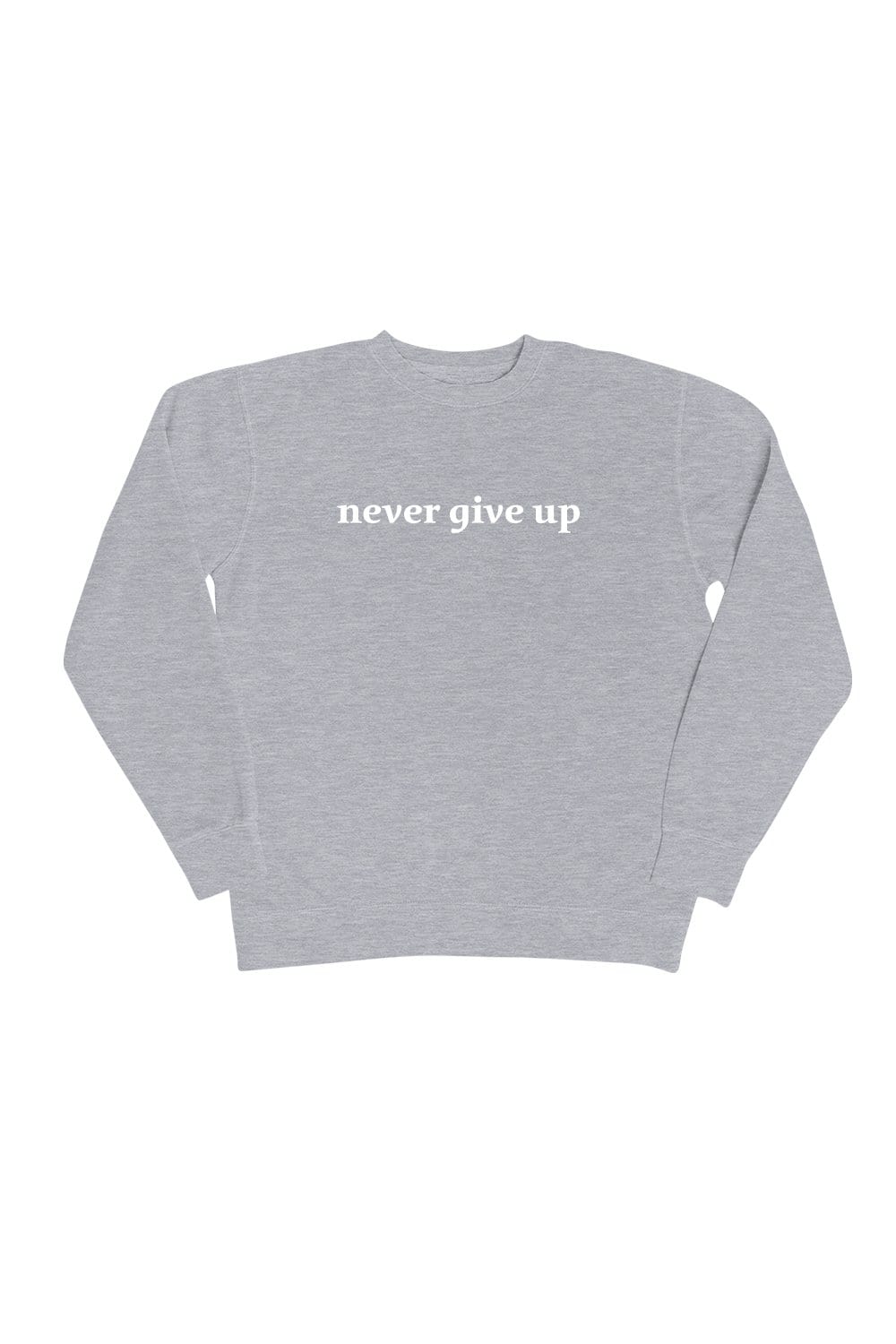 MyKayla Skinner: Never Give Up Grey Crewneck