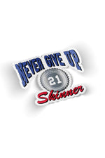 MyKayla Skinner: Silver Medal White Sticker