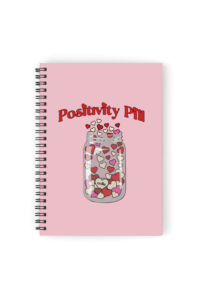 
                  
                    Nicole Laeno: Positivity Pill Pink Notebook
                  
                