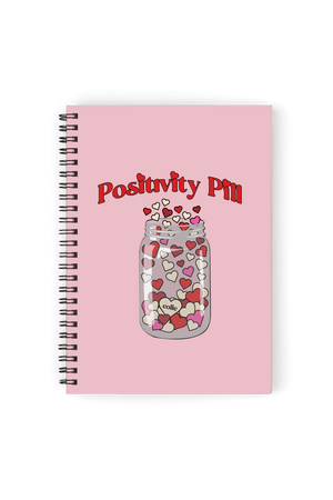 
                  
                    Nicole Laeno: Positivity Pill Pink Notebook
                  
                