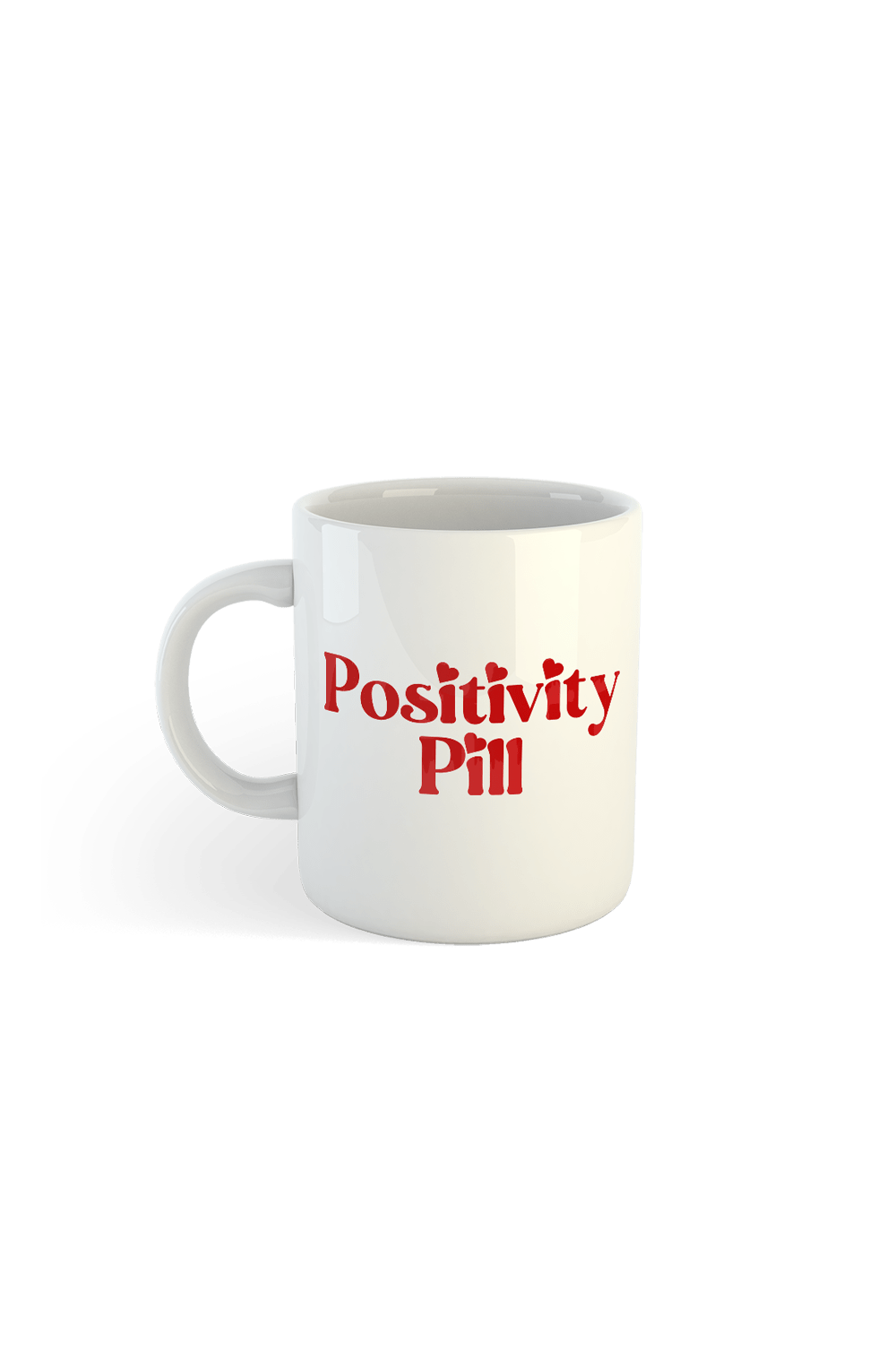 Nicole Laeno: Positivity Pill White Mug