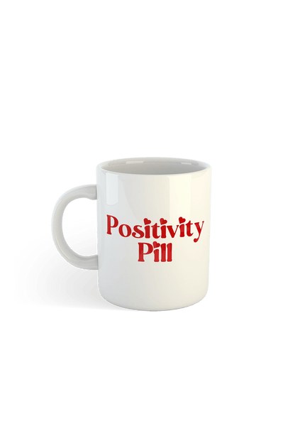 Nicole Laeno: Positivity Pill White Mug