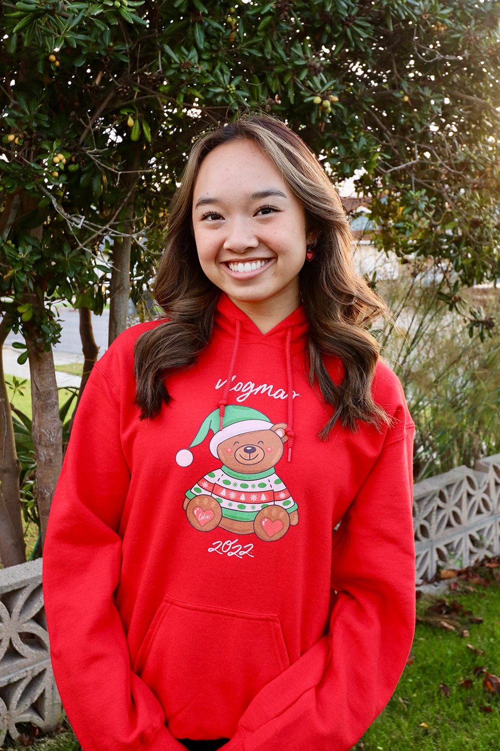 Nicole Laeno: Vlogmas 2022 Cherry Hoodie