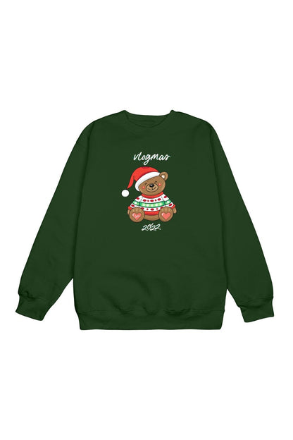 Nicole Laeno: Vlogmas 2022 Forest Green Crewneck