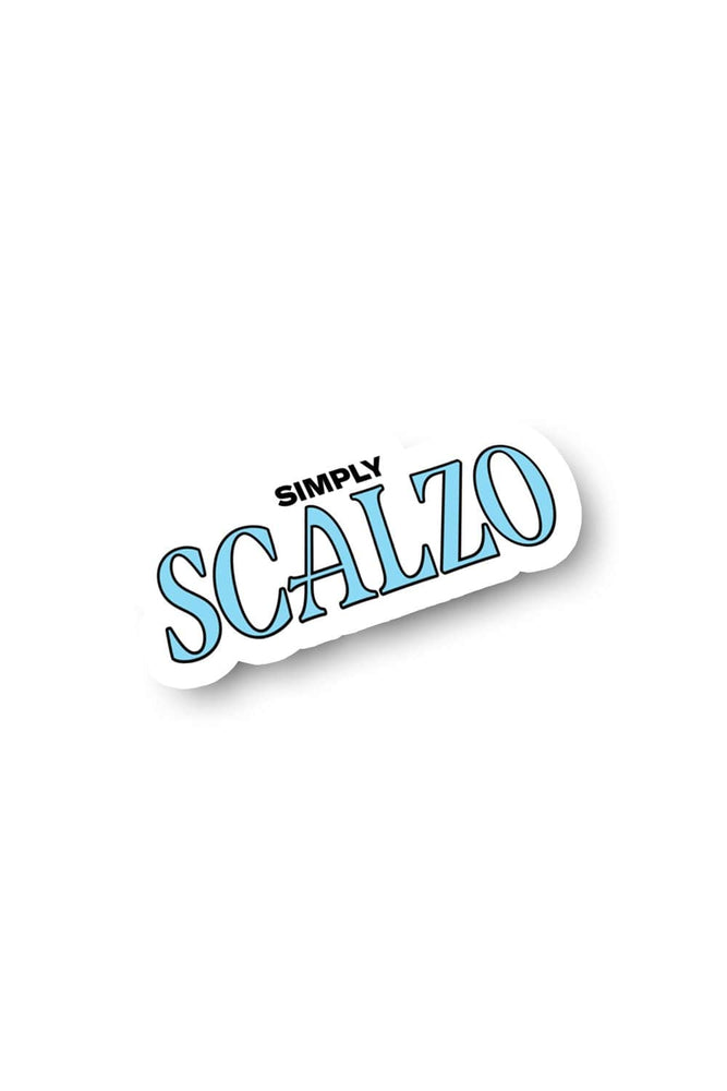 Nik Scalzo: Simply Scalzo Blue Sticker