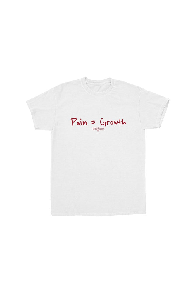 
                  
                    Nimari Burnett: Pain = Growth White Shirt
                  
                