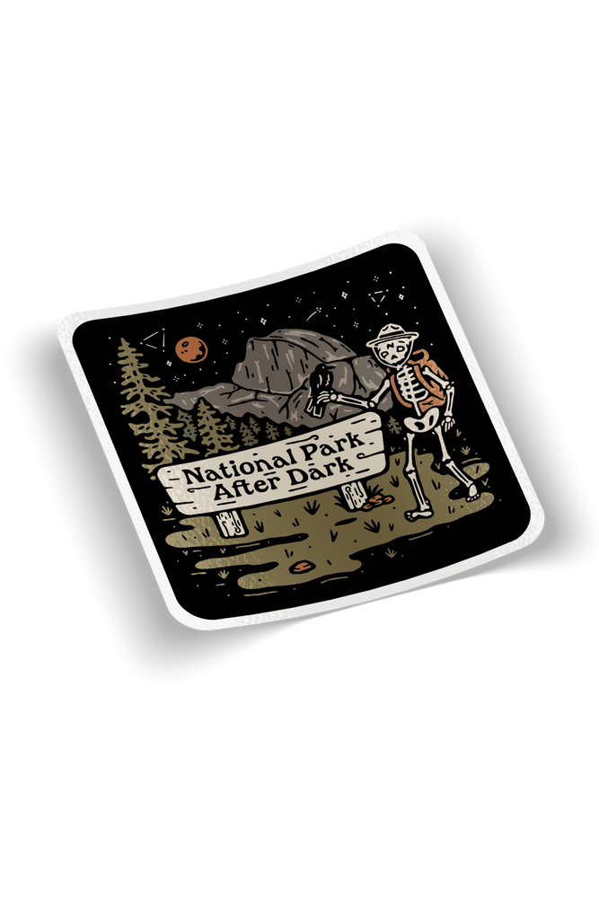 National Park After Dark: Podcast Art Sticker
