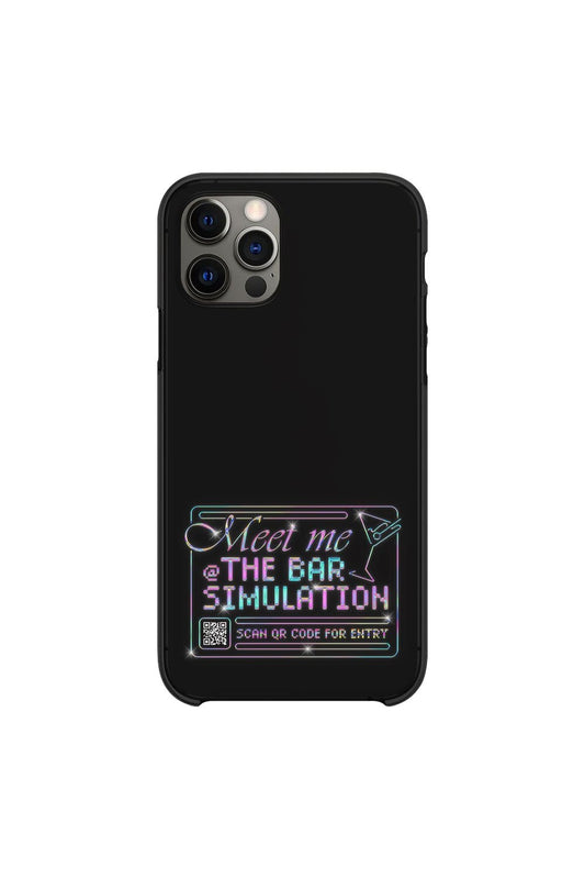 NYU Girls Roasting Tech Guys: Bar Simulation Black Phone Case