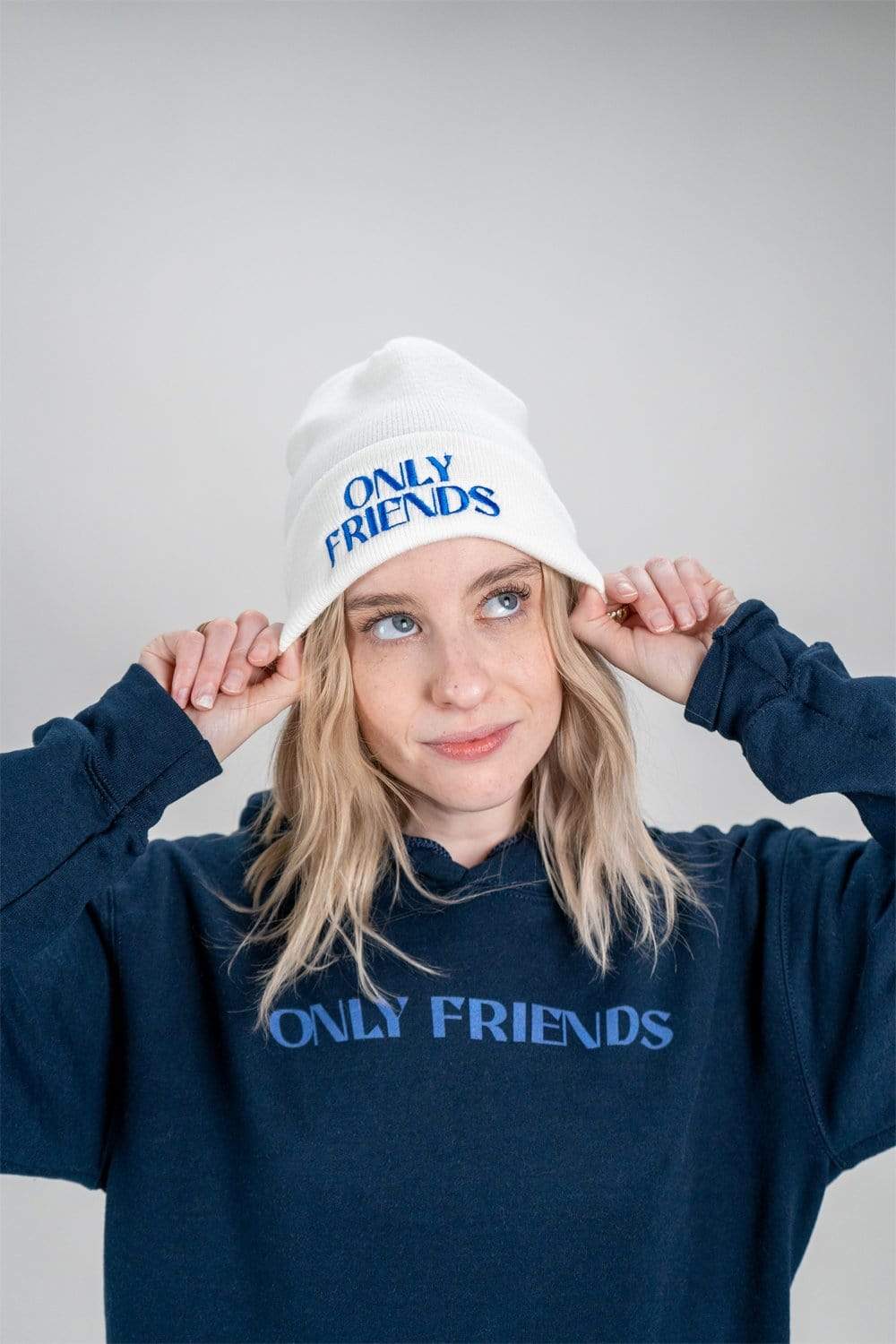 Only Friends: Only Friends White Beanie