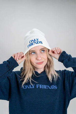 
                  
                    Only Friends: Only Friends White Beanie
                  
                