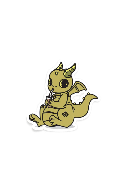 Pami Baby: Green Dragon Sticker