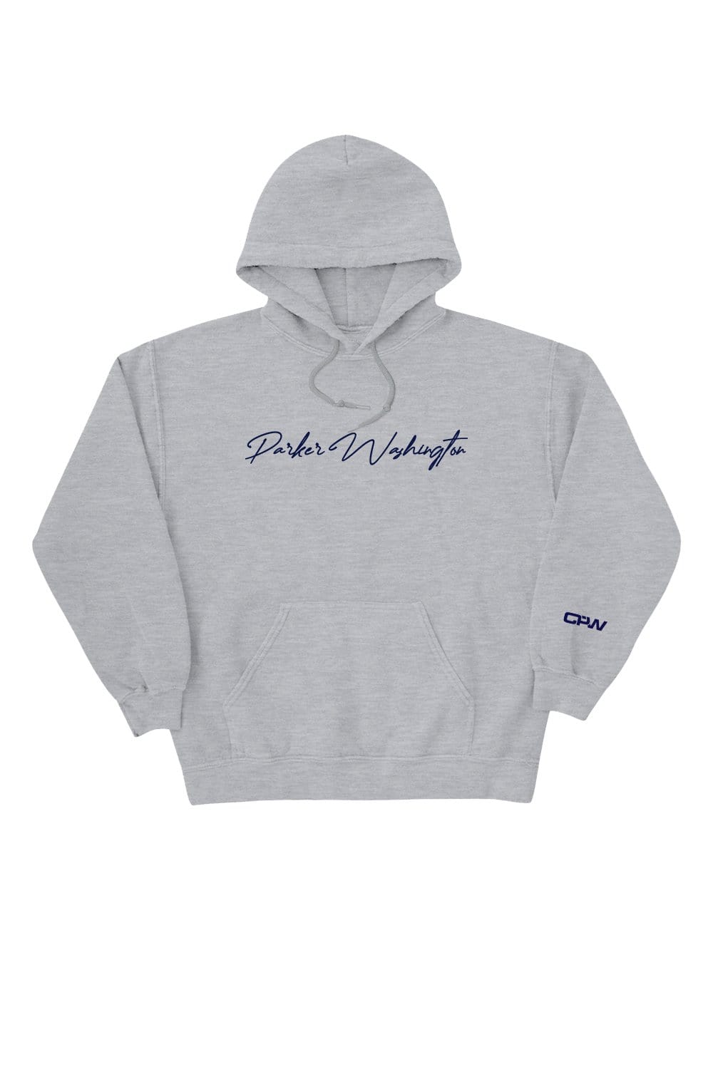 Parker Washington: Signature Grey Hoodie