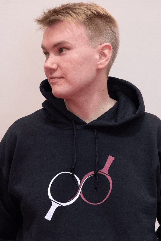 Pongfinity: Big Logo Black Hoodie