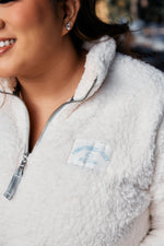 Unbothered + Cozy Cream Sherpa Pullover