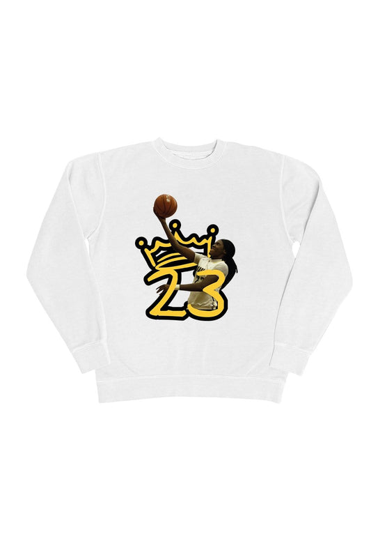 Rhyne Howard: Throwback White Crewneck