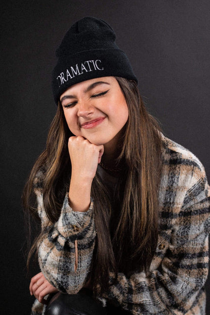 Sara Echeagaray: Dramatic Black Beanie