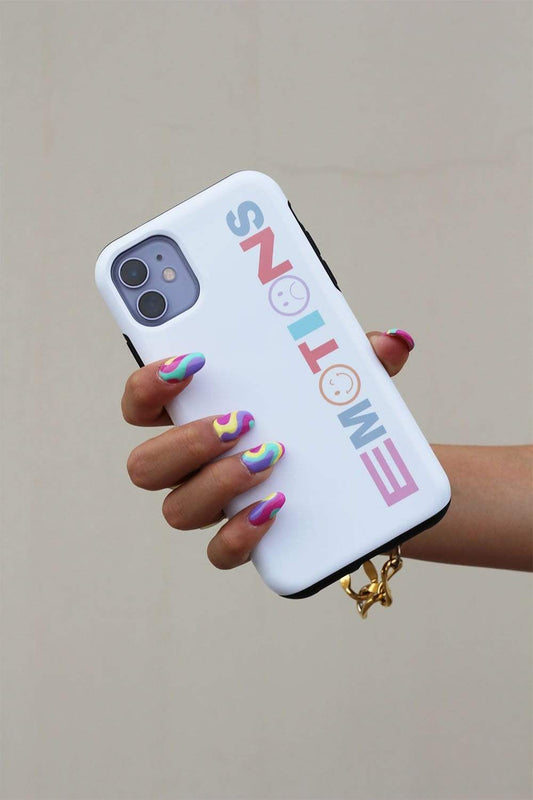 Sara Echeagaray: Emotions White Phone Case