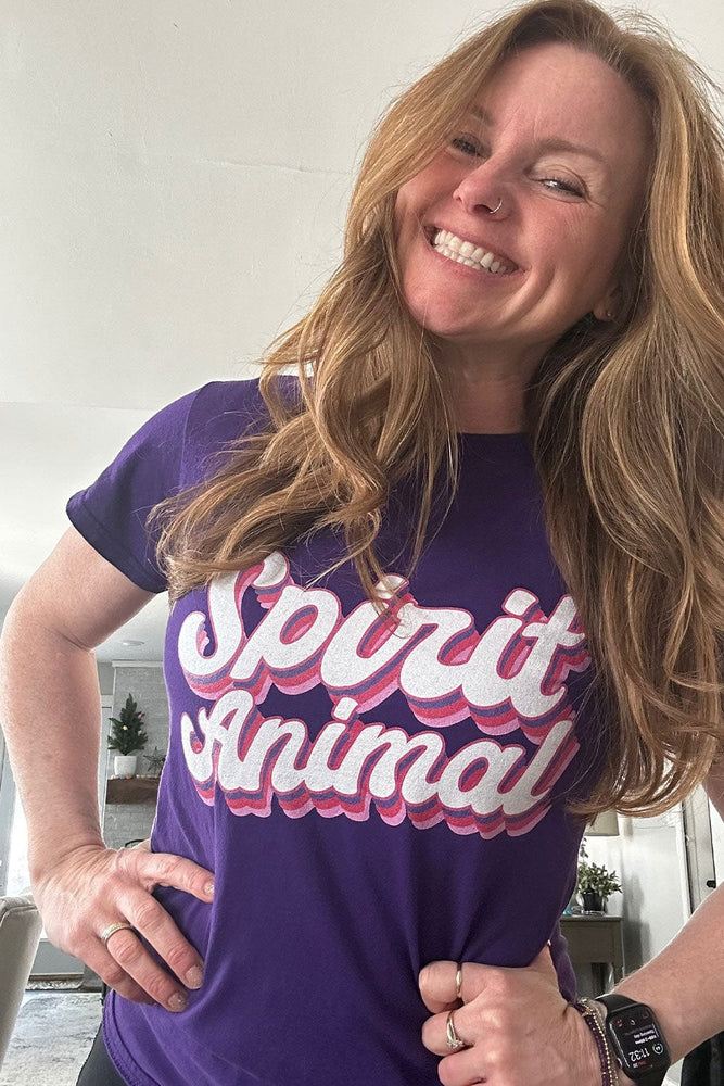 SavageMomLife: Spirit Animal Purple Shirt