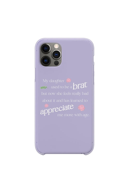 SheRatesDogs: Brat Lavender Phone Case