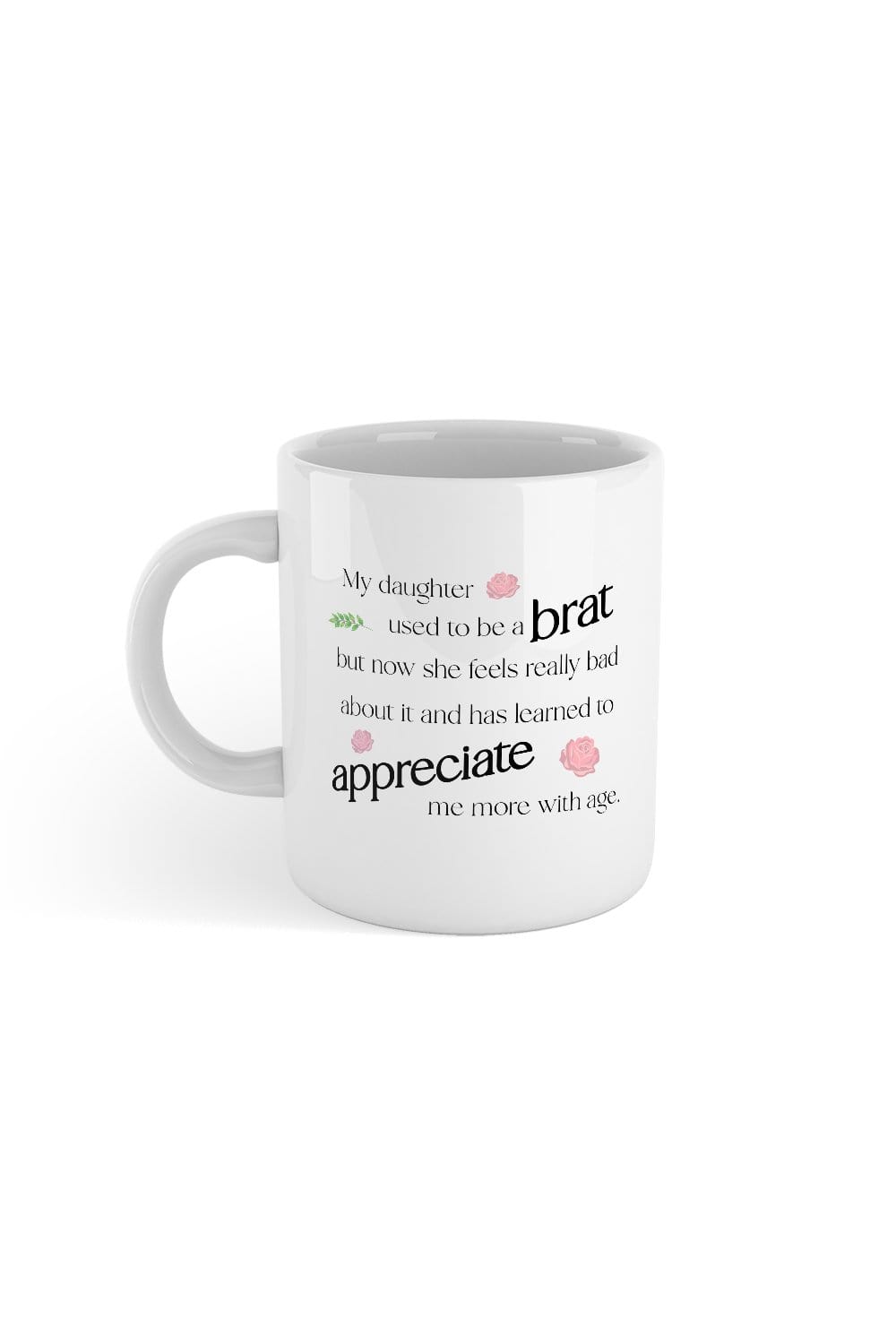 SheRatesDogs: Brat White Mug