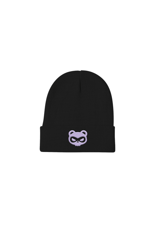 Snuffy: Raccoon Black Beanie