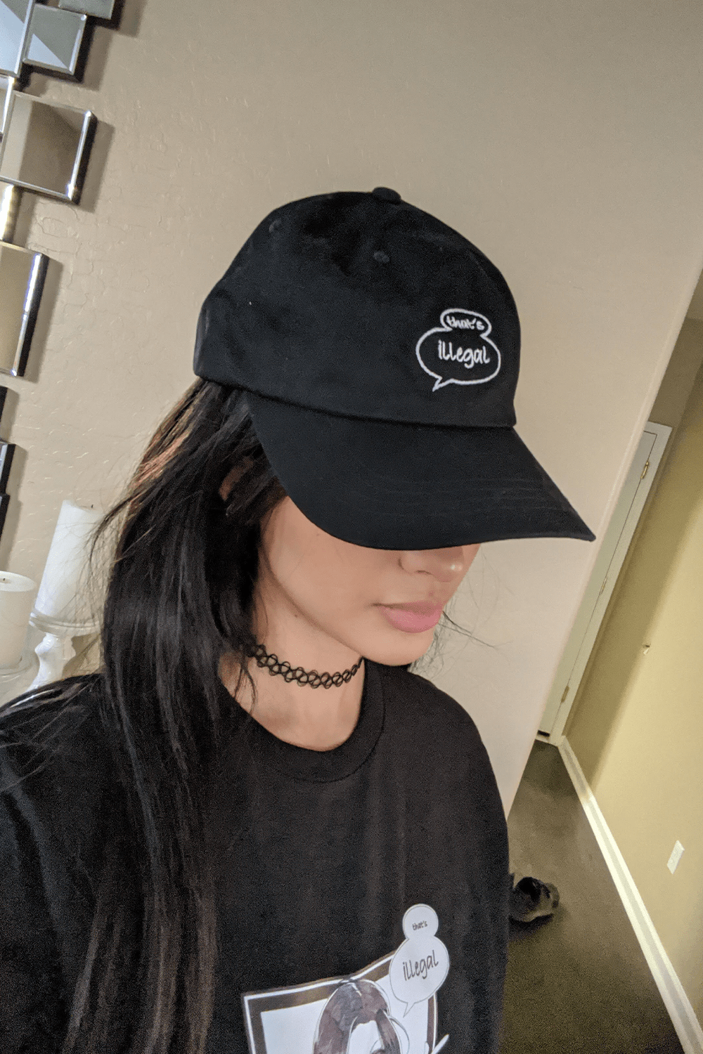 SSSniperwolf: That's Illegal Black Dad hat