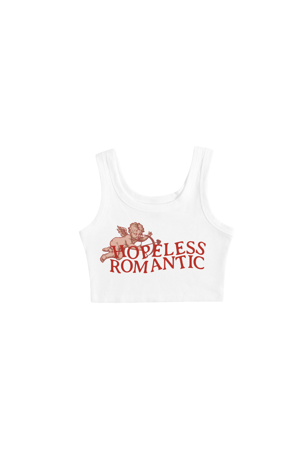 Steph Bohrer: Cupid’s Hopeless White Tank Top