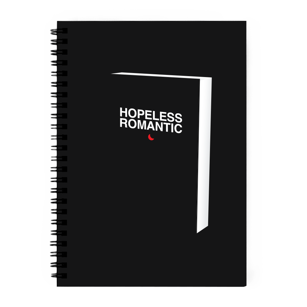 Steph Bohrer: Hopeless Romantic Black Notebook