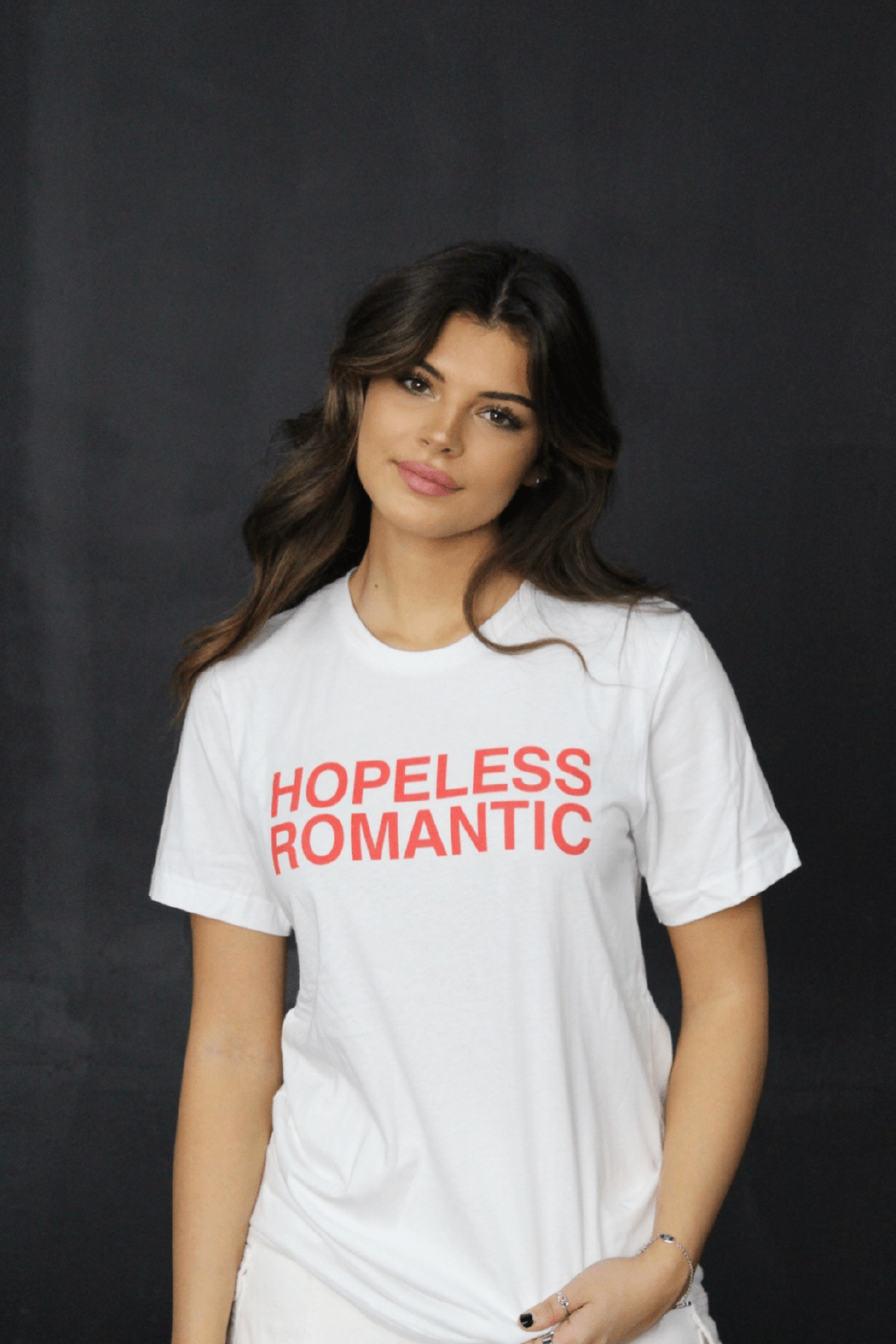 Steph Bohrer: Hopeless Romantic White Shirt