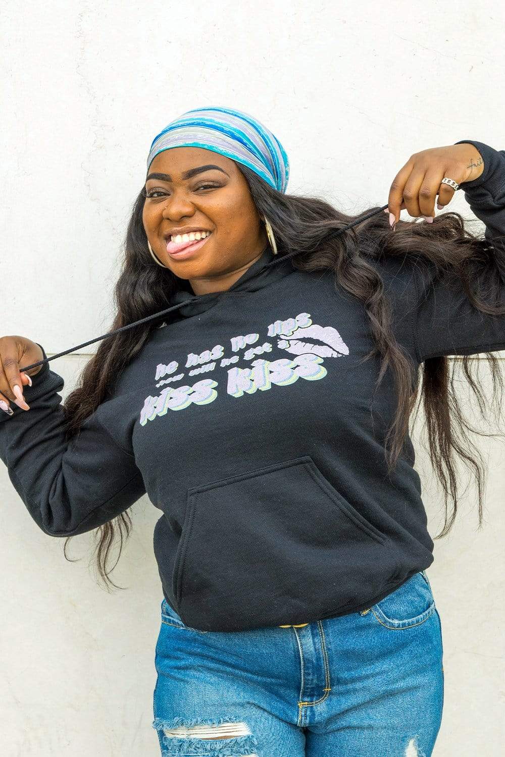 Tatayanna Mitchell: KISS KISS Black Hoodie