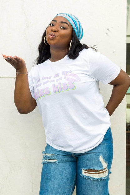 Tatayanna Mitchell: KISS KISS White Shirt