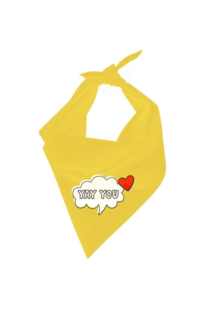 ColorMeCourtney: Yellow "Yay You" Bandana