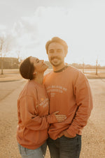 The Cordle's: He First Loved Us Rose Crewneck