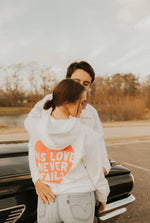 The Cordle's: His Love Never Fails White Hoodie