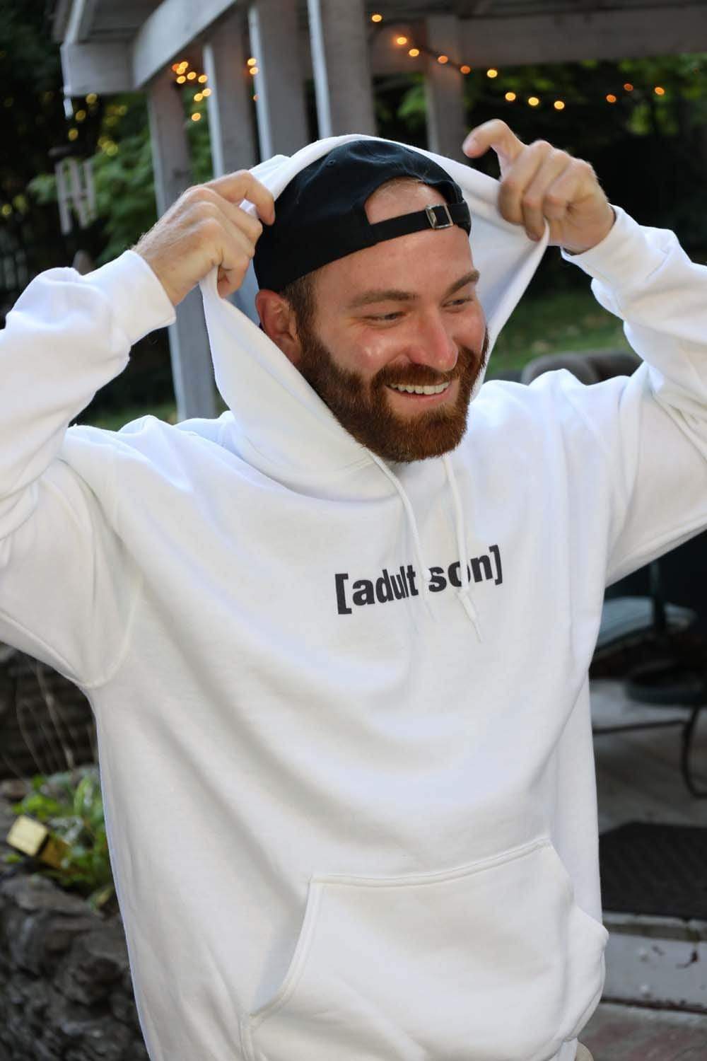 The McFarlands: Adult Son White Hoodie