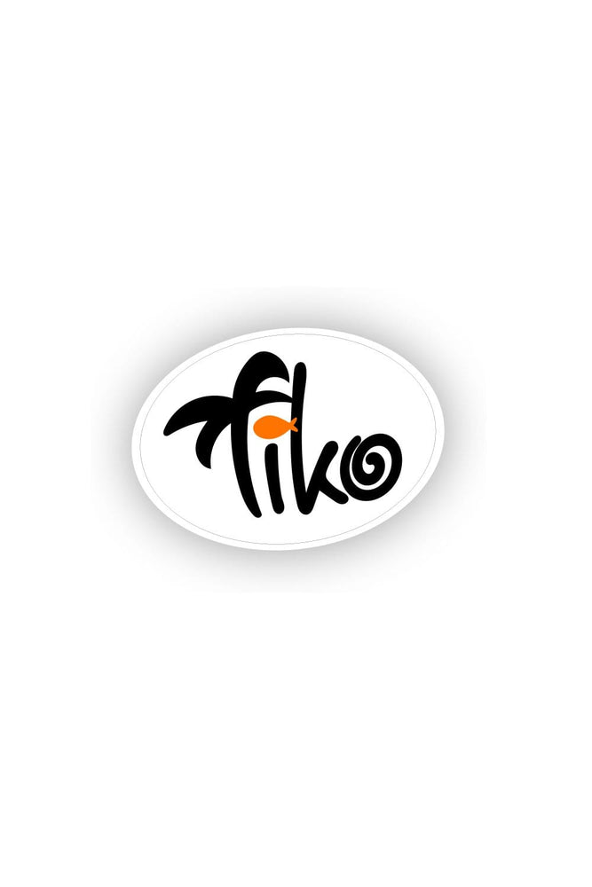 Tiko: Signature White Sticker