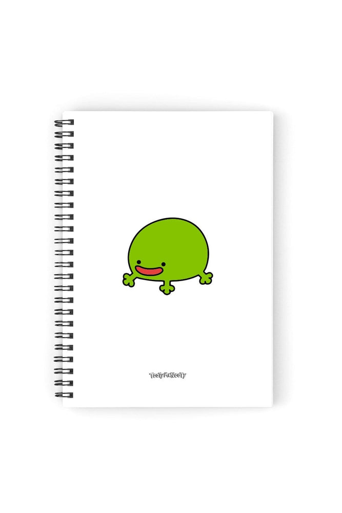 Tooty McNooty: White Logo Notebook