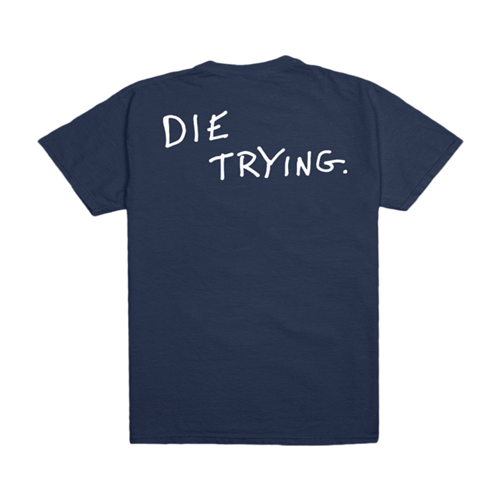 The Spirited Man Die Trying! Navy Shirt