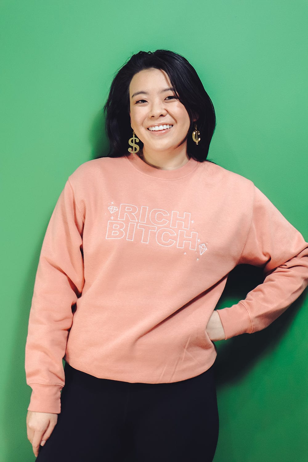 Vivian Tu: 'RICH BITCH' Crewneck