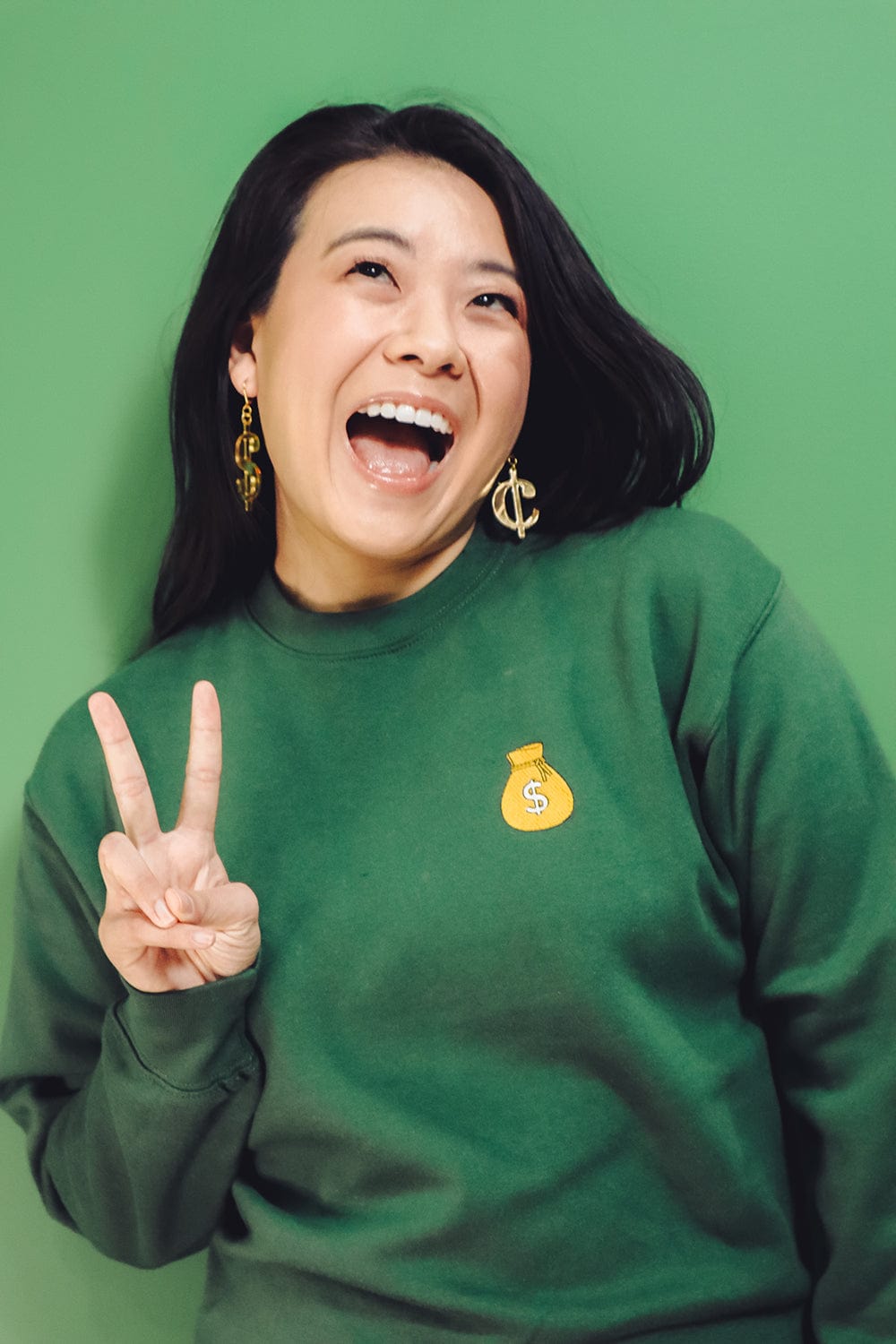 Vivian Tu: 'Your Rich BFF' Forest Crewneck