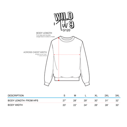 Wild ’Til 9: Varsity Heather Grey Crewneck