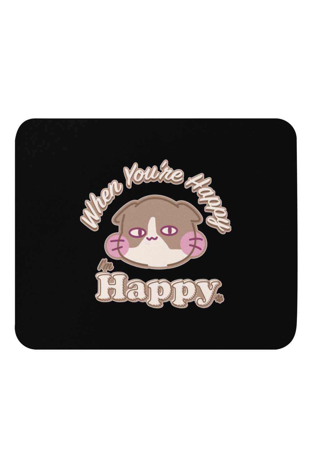 xChocoBars: Happy Black Travel Mousepad