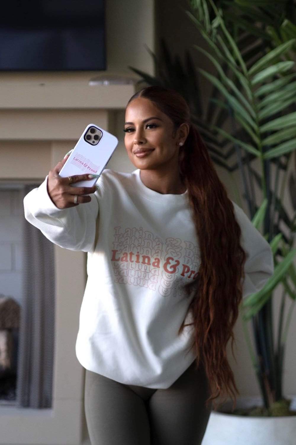 Yris Palmer: Latina and Proud Cream Phone Case