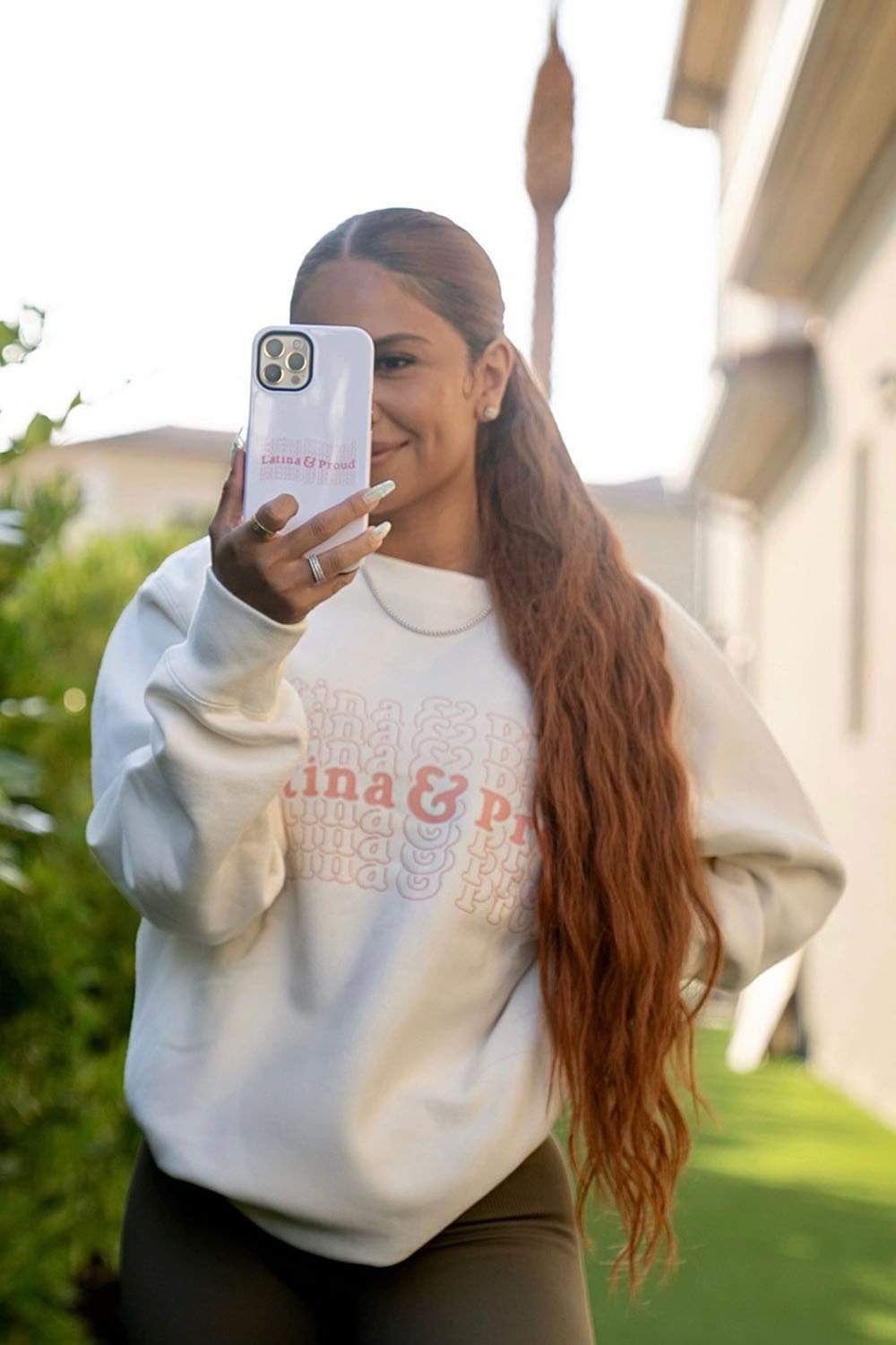 Yris Palmer: Latina and Proud Cream Phone Case