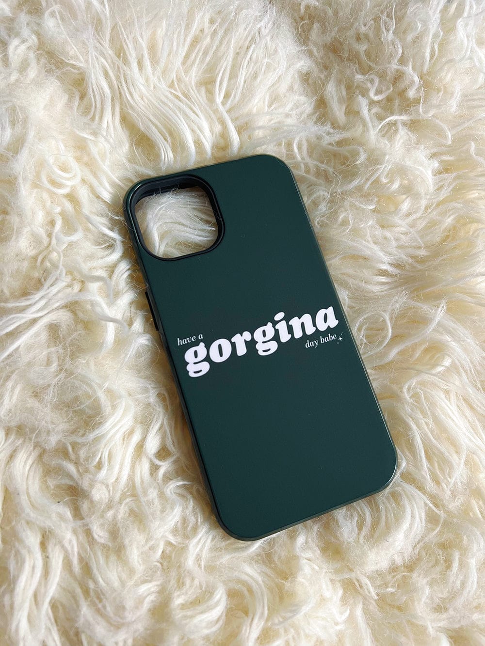 Zachariah: Have a Gorgina Day Babe Green Phone Case